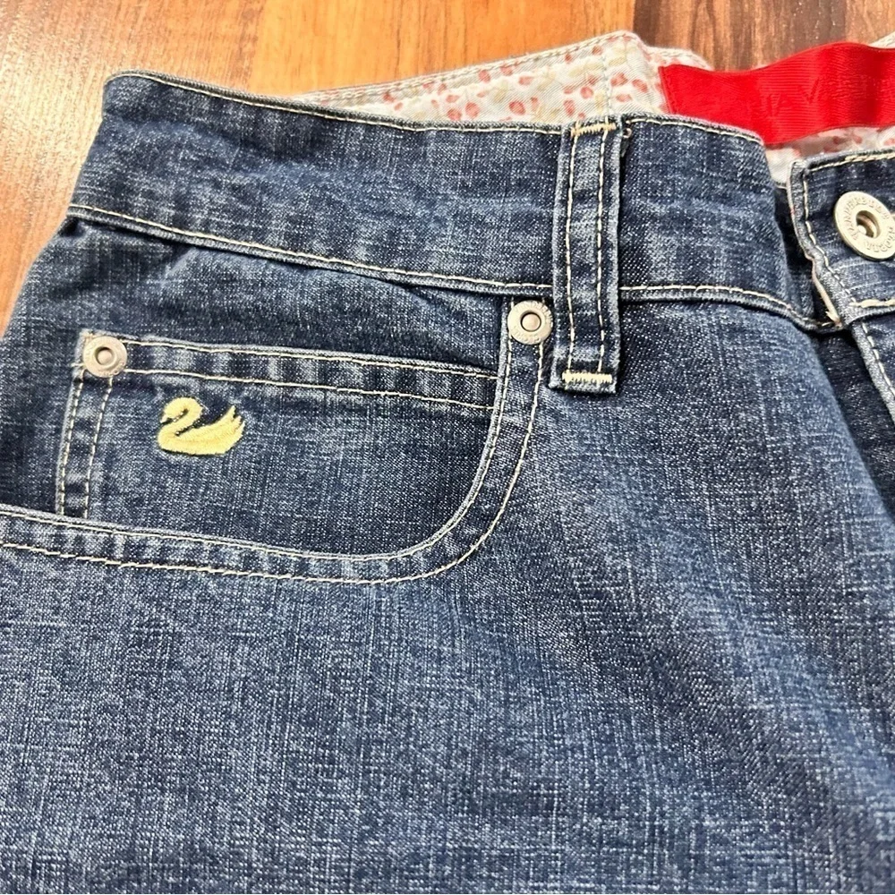 Gloria Vanderbilt Amanda Cropped Jeans Women Size 4 Blue High Rise Straight Crop